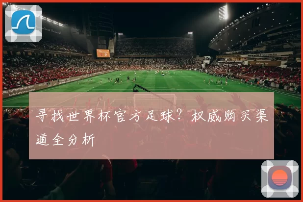 寻找世界杯官方足球?权威购买渠道全分析