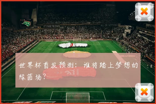 世界杯首发预测:谁将踏上梦想的绿茵场?