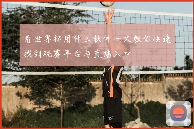 看世界杯用什么软件一文教你快速找到观赛平台与直播入口